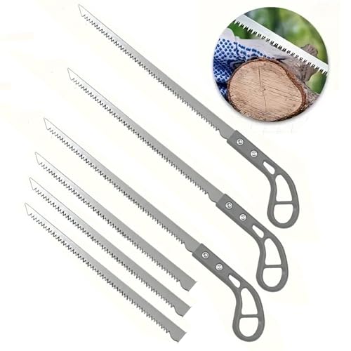 Serra manual portátil para uso externo, cabeça de serra de 23 cm de atualização 2024 - Serra manual