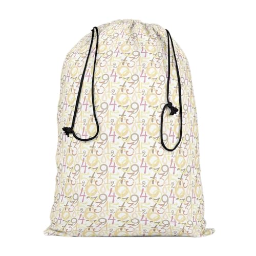 Image of ArtzFolio Numbers | Reusable Sack Bag | Bag for Gym, Storage, Vegetable & Travel