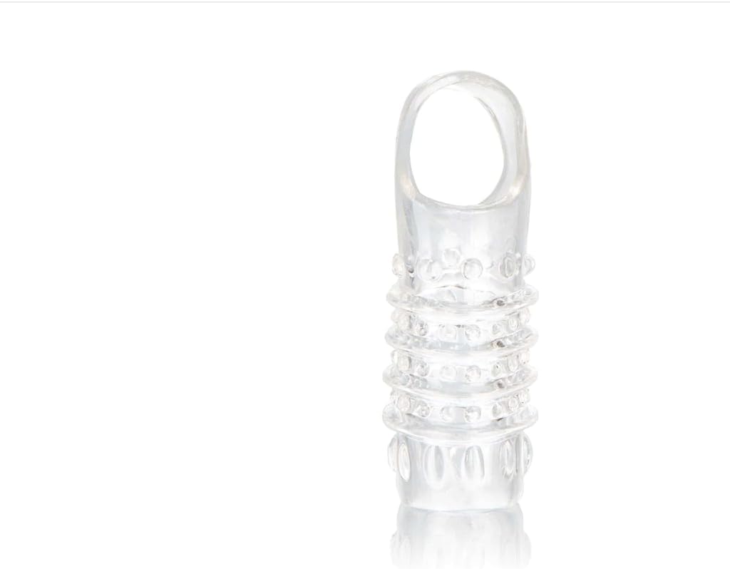 Textured Penis Sleeve Enhancer with Ball Loop LX85880