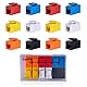 GeeekPi Keystone RJ45 Cat6 Stecker 12 Stück Multicolor Vergoldete Pins ABS Gehäuse
