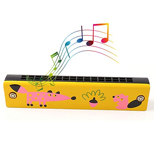 RHG Dubbele Rij 16 Holes Houten Geschilderde Mondharmonica Mondharmonica Voor Kinderen Speelgoedcadeaus Voor… - Image 5