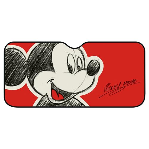 ARDITEX WD16236 Disney-Mickey Front Sun Shade for Car Windshield 130x70cm