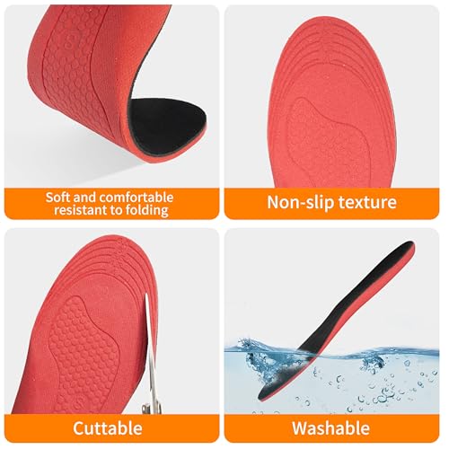 APP-Controlled Heated Insoles for Men and Women - 5000mAh Battery, Up to 14 Hours, Adjustable Size for Outdoor Activities