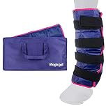 Magic Gel Horse Ice Pack - Cooling Leg Wraps for Hock, Ankle, Knee, Legs, Boots, and Hooves - Single Ice Boot