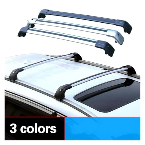 Portaequipajes coche X1 F48 barras de aluminio techo rieles negros y plata 3