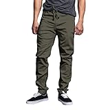 Yusealia Herren Freizeithose Stretch Sweatpants Freizeithose Elastische Taille Sporthose Herren Lang Baumwolle Sweatpants Jogger Baumwolle Chino Cargo Hose Herren Herren Cargo Hose Chino Cargo Jeans
