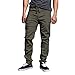 Produktbild YIQIANYI Street Freizeit Sport Jogging Krawatte Füße einfarbig lässig Twill gewebte Hose Chino Hose Herren Regular Fit Jeanshose Hosen Modern Army Hosen Cargo Jogginghose Herren