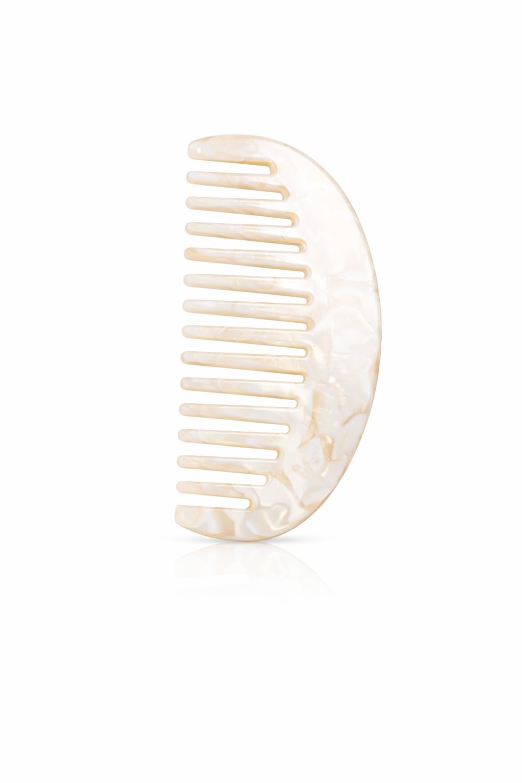 GC PREMIUM JEWELLERY White Marble Shampoo Comb with Wide Teeth for Smooth Detangling-image-43