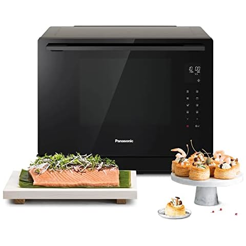 Panasonic NN-CS88LBEPG 4 in 1 Dampf Kombiofen mit Dampf, Mikrowelle, Grill, Konvektion, Inverter Technologie Cover