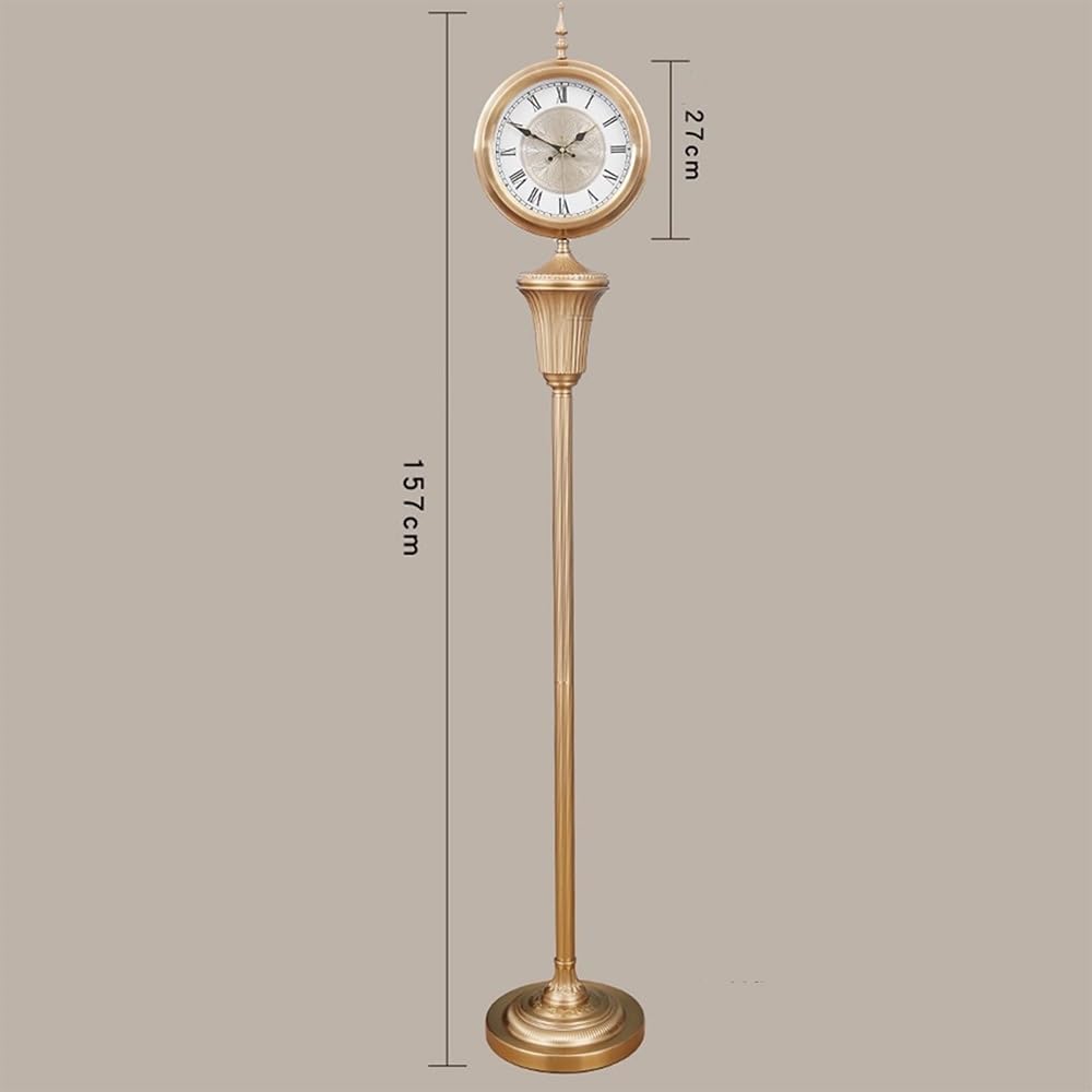 Decorativo Sala De Estar Retro Reloj Piso para la Oficina | Reloj de tierra de personalidad