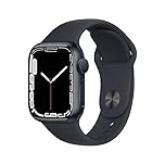 Apple Watch Series 7 (GPS, 41mm) - Midnight Aluminium Case with Midnight Sport Band (Renewed)