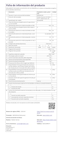 MEDION 108 cm (43 Zoll) Fernseher (Fire TV, 4K Smart TV, Dolby Vision HDR, Dolby Atmos, Prime Video, Bluetooth, DVB-T2, MD 843500) MEDION 108 cm (43 Zoll) Fernseher (Fire TV, 4K Smart TV, Dolby Vision HDR, Dolby Atmos, Prime Video, Bluetooth, DVB-T2, MD 843500)