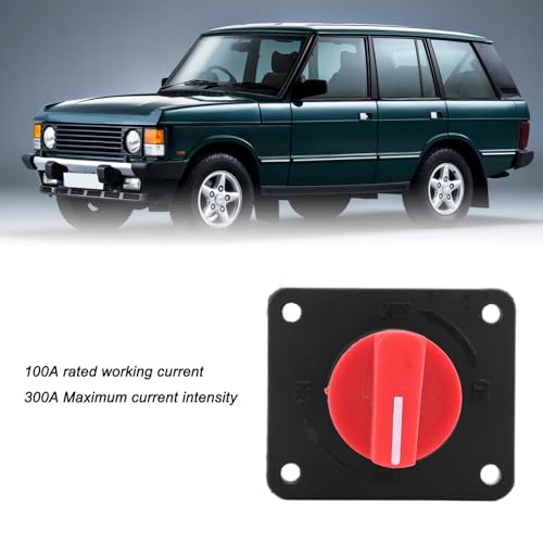 Interruptor de Desconexão da Bateria 300a, Interruptor de Corte de Bateria de Desconexão Rápida, Con