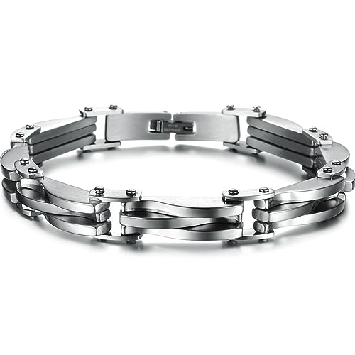 Bracelets pour hommes chaîne polie 11Mm accessoires de mode