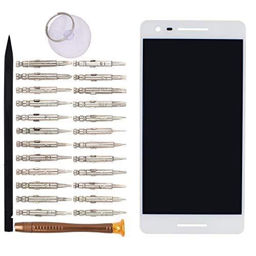 Image of LCD Screen Display Digitizer Touch Panel Without Frame Screen Replacement for Nokia 2.1(White)