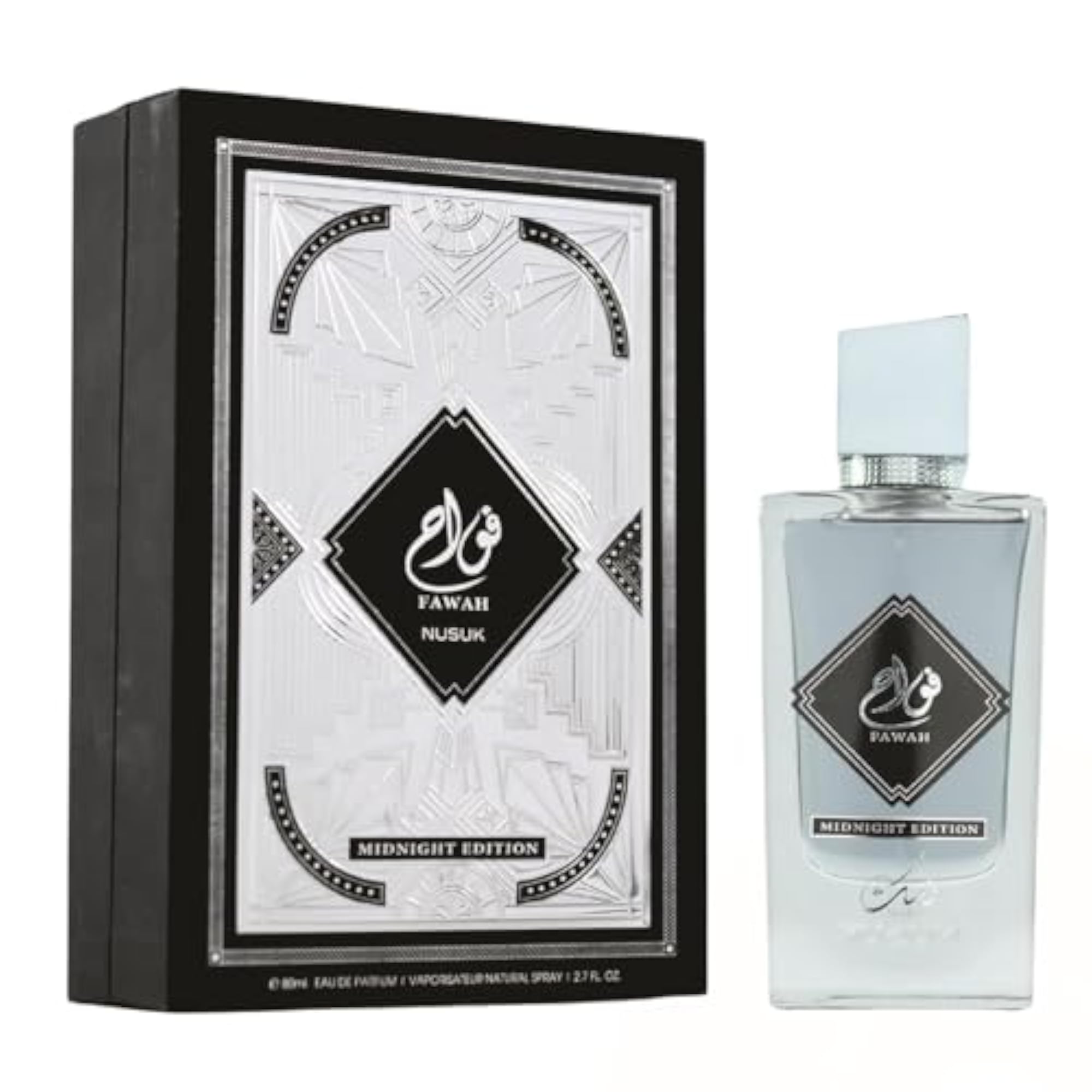 Fawah Midnight Eau De Parfum, Unisex 80ml
