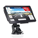 7 Inch Sat Nav for Car & HGV Truck Navagation, HD GPS System with UK & Europe Maps 2026, Lifetime Free Updates, Postcode Search, Voice Guidance, Speed Camera Alerts & POI