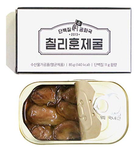 Dano Smoked Oysters with Red Chili Pepper, High Protein, Ready-to-eat Oysters in Pure Olive Oil, No Additives, 3 Ounce (Pack of 6)