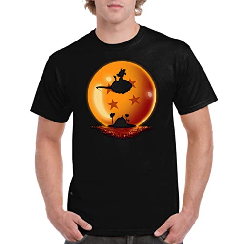 Camiseta de Hombre DB Anime Manga Dragon 009 L