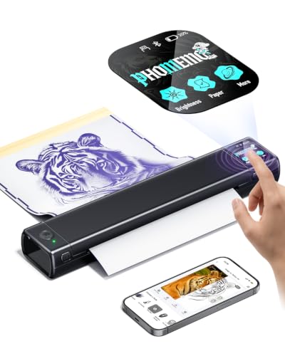 Phomemo M08F Plus Touchscreen Tattoo Stencil Printer, Bluetooth...