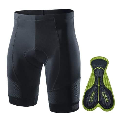Pantalones cortos ciclismo unisex con almohadilla de gel miniatura 1