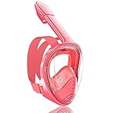 QingSong Kids Snorkel Mask Full Face, Snorkeling Set with...