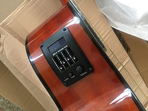 KEPOHK 41 pouces guitare Folk 6 cordes avec touche incrustée Quare Shell 41 pouces guitare-avec-égaliseur - Les Beatles, Paul McCartney, John Lennon, RIngo Starr, George Harrison KEPOHK 41 pouces guitare Folk 6 cordes avec touche incrustée Quare Shell 41 pouces guitare-avec-égaliseur – Image 4