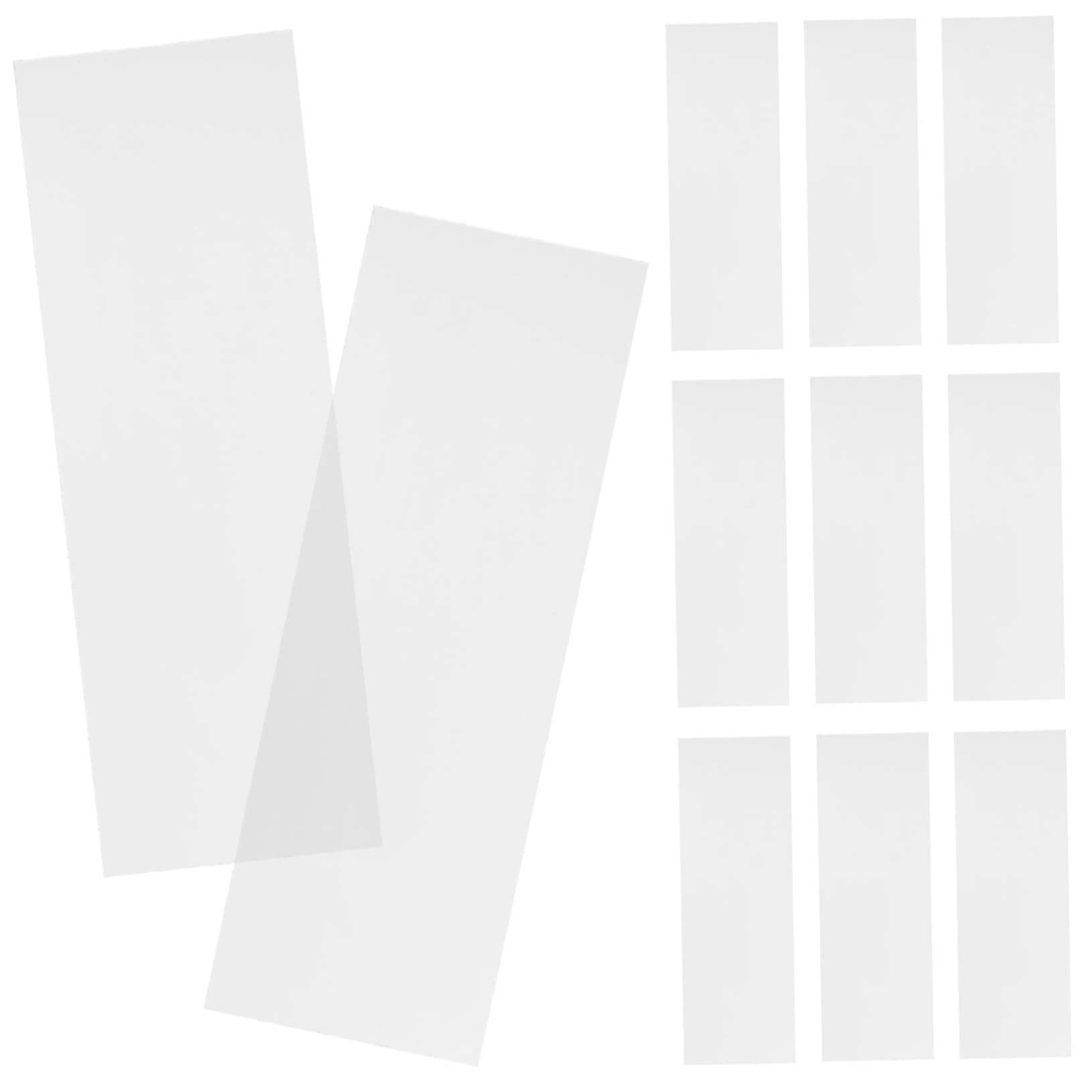 Unomor 100Pcs Clear Blank Microscope Slides for Biology Class Transparent Slides for Educational Use for Science Experiments and Microscope Sample Preparation