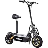 MotoTec 2000w 48v Powerful Electric Scooter Foldable Black