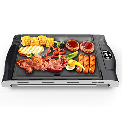 HAZYJT Mini Raclette Grill Mit Grillplatte Mit Antihaftbeschichtung Touch Control Einstellbare Temperatur, 1200W…