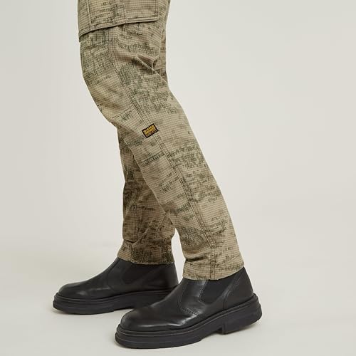 G-STAR Herren Rovic Zip 3D Regular Tapered Hose, Mehrfarben (Light toggee Shadow camo D02190-D581-H175), 33W / 30L – Ansicht 5