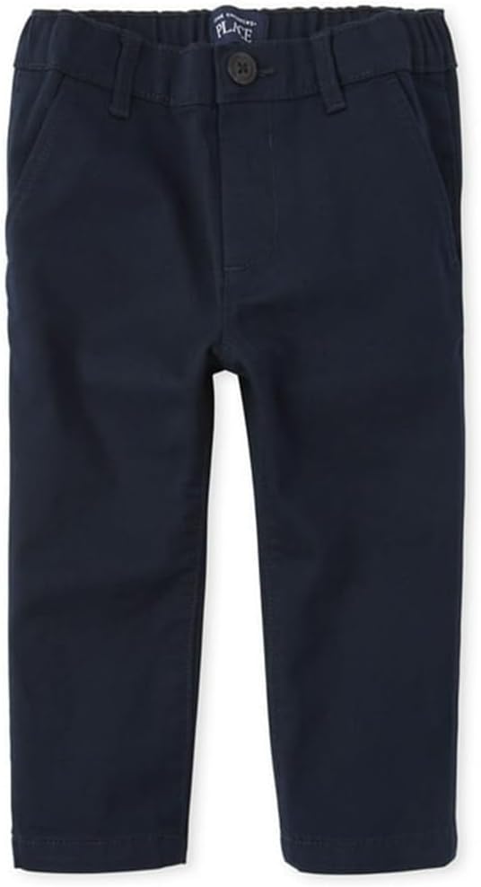 The Children's Place Boys Stretch Relaxed Straight Chino Pants, Multipacks