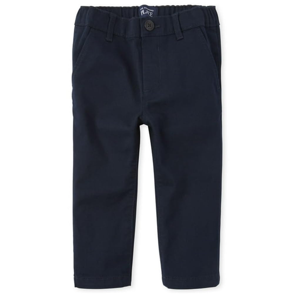 The Children's Place Boys Stretch Relaxed Straight Chino Pants, Multipacks