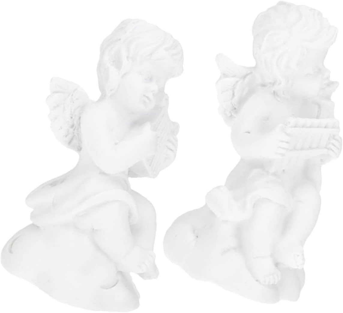 HOLIDYOYO 2St Eros Cherub FotoRequisite Engelsfigur BücherregalDekor