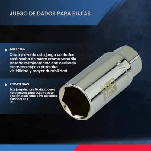Dado para bujías 5/8 8 dado para bujias 5 8 marca Neiko (2)