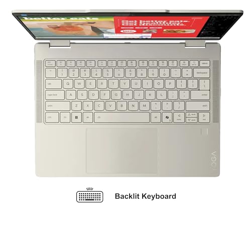 Image of Lenovo Yoga 7 2-in-1 Laptop 14 inch WUXGA OLED Touch (100% DCI-P3, 600nits HDR) AMD 6-core Ryzen AI 5 340 (Up to 50 Tops) 16GB RAM 512GB SSD for Creator Business Professional Win11Pro ICP Hub