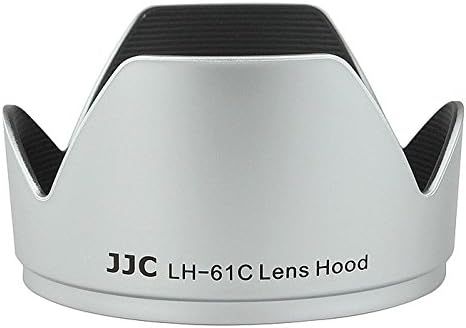 eFonto/JJC Replacement Olympus LH-61C Lens Hood for Olympus ZUIKO DIGITAL ED 14-42mm 1:3.5-5.6 (Four Thirds Type), M.ZUIKO DIGITAL ED 14-150mm 1:4.0-5.6 (58mm Diameter) (Silver)