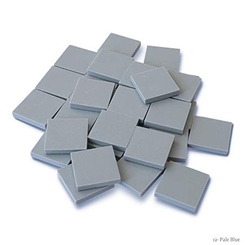 Sai Mosaic Art Full Body Ceramic Tile 20x20mm Light Blue 100 gm-image-31