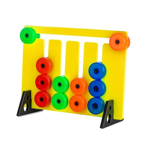Image of Montessori Colour Matching Board for Kids | Peg & Ring Matching Game for 2-6 Years | Early Learning Educational Toy for Boys & Girls