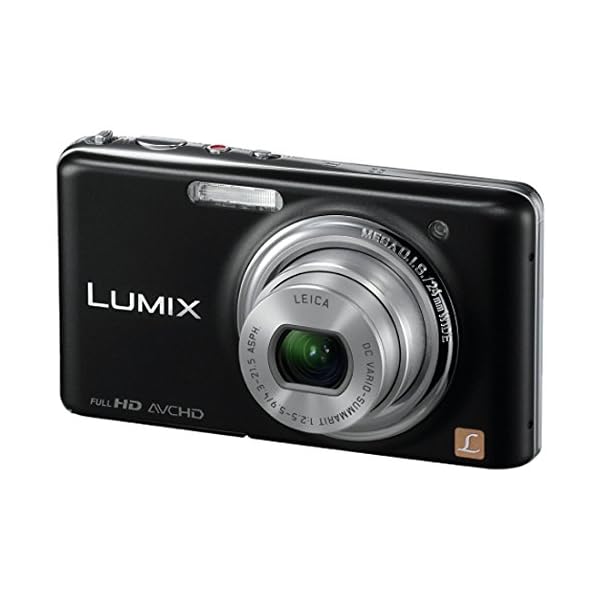Panasonic Lumix DMC-FX77EG-K Digitalkamera (12 Megapixel, 5-fach opt. Zoom, 8,8 cm (3,5 Zoll) Touch LC-Display, Full HD, 3D, bildstabilisiert) schwarz