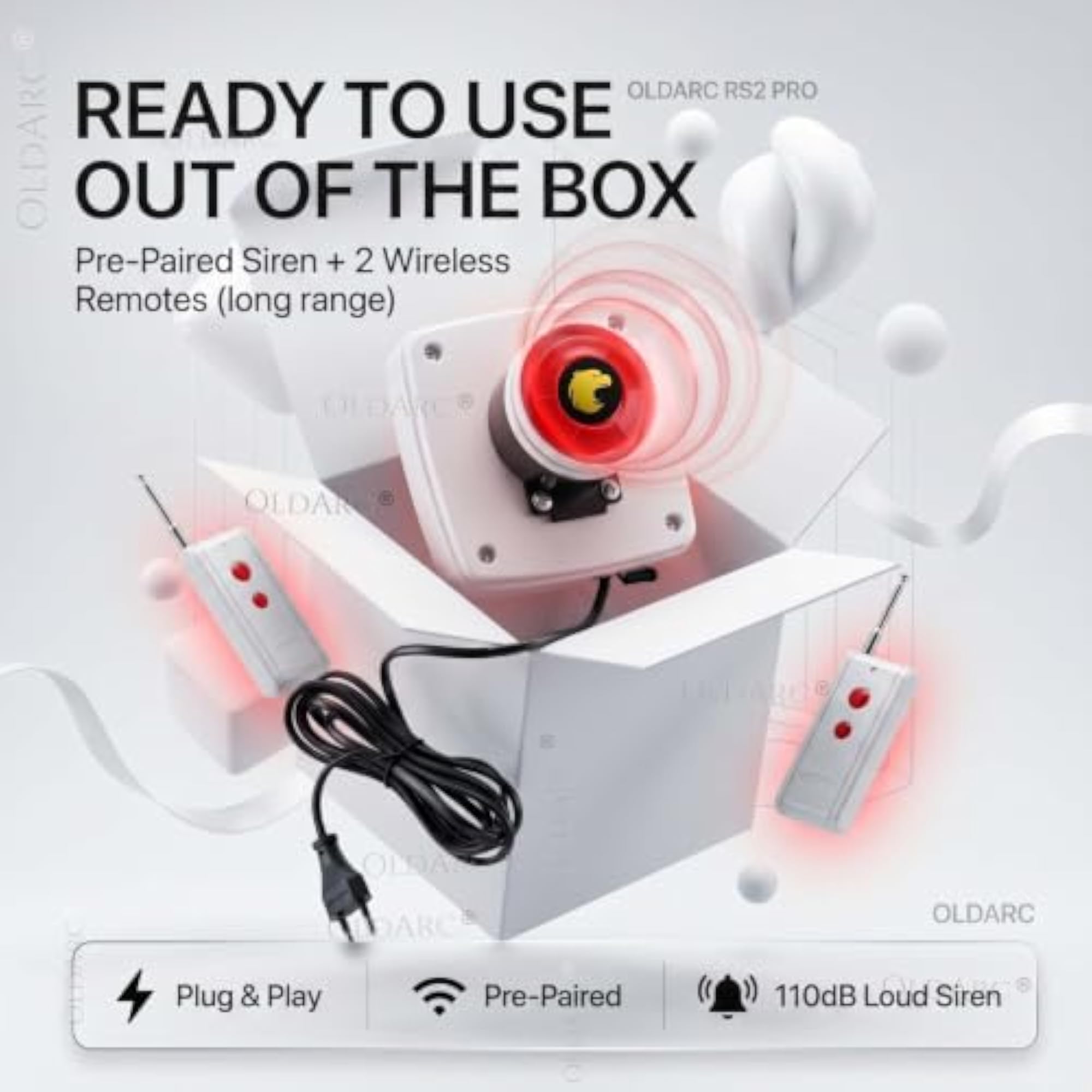 RS2 Pro Remote Control Panic Alarm System