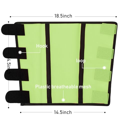 Image of Jexine Set of 8 Mesh Fly Boots for Horse Loose Fitting Non Slip Breathable Horse Fly Leggings Protective Reduces Stress Leg Fatigue Wraps for Preventing Flies Mosquitoes Bite