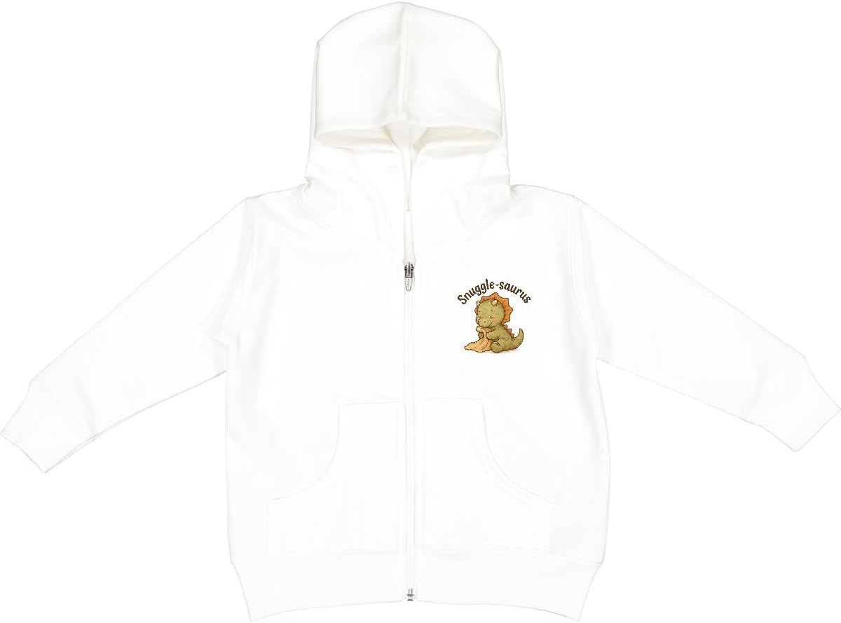 inktastic Cute Dino Toddler Hooded Jacket