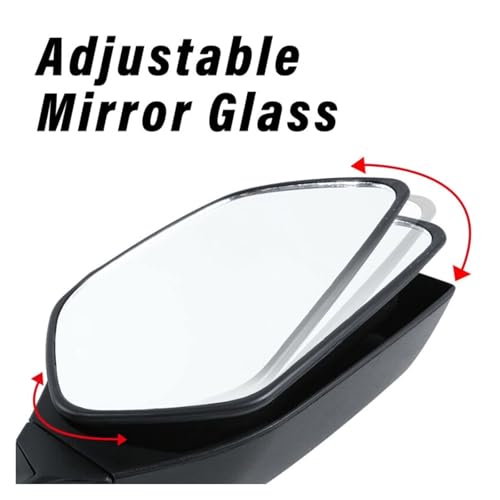 Espejos retrovisores con luz de señal de giro para Kawasaki Ninja ZX 10R y H2 5