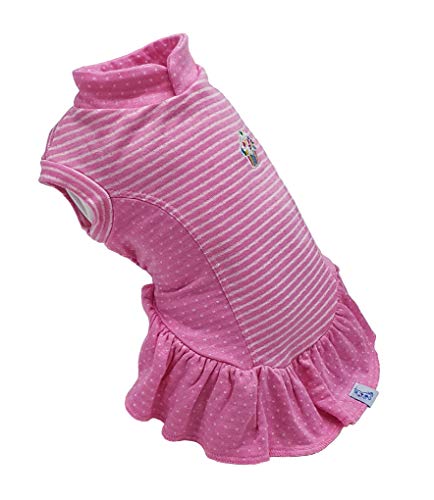 Pickorruchos Vestido Cup Cake Rosa Para Cães - Tamanho 01