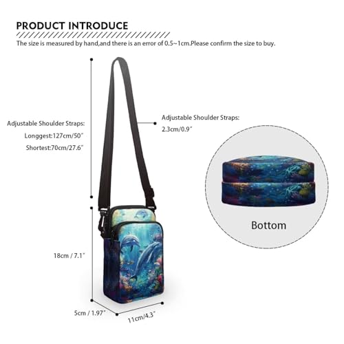 Image of Lightweight Small Crossbody Bags Cell Phone Purses Travel Pouch Shoulder Bag for Women