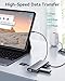 OPXYL 11-in-1 USB C Hub Multiport Adapter, USB C Docking Station with 4K HDMI, VGA 1080P, 100W PD, Ethernet, SD/TF, Audio, USB 3.0 Port, Laptop Dock for MacBook Pro/Air, iPad, Windows