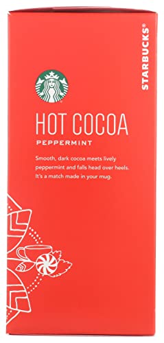 Starbucks Peppermint Hot Cocoa Mix Packets, 8 - 1 Ounce Packets Per Box (Pack Of 3) #TOP5