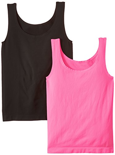 Luigi di Focenza Damen Top 1677, 2er Pack, Gr. 42 (Herstellergröße: L/XL), Rosa (neonpink-schwarz 575/001) Cover