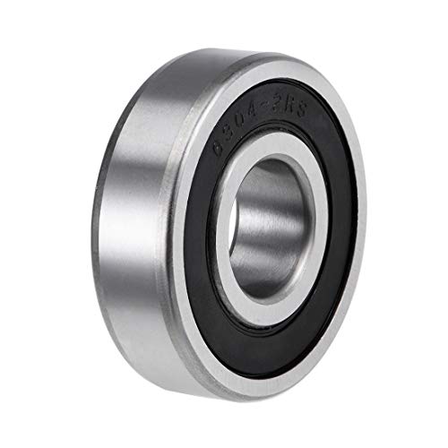 sourcing map 6304-2rs Ranura Profunda Rodamientos Bolas Z2 20mm x 52mm x...